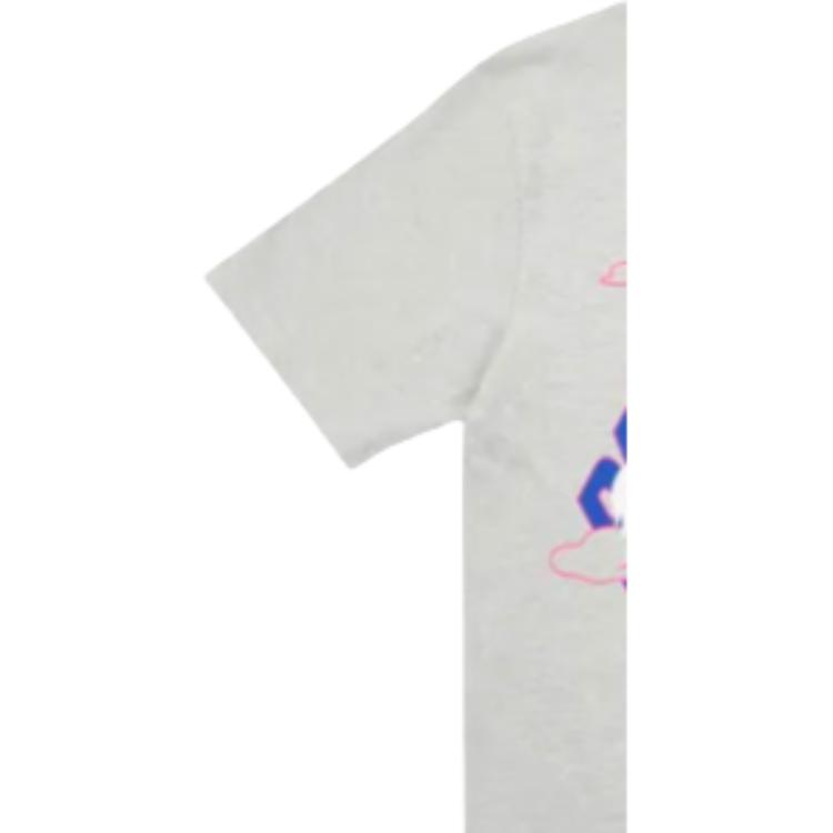 Palace FW21 Da One T-Shirt Grey Marl Triangle Cartoon Print Crew Neck Short Sleeve Unisex T-Shirts P21TS052