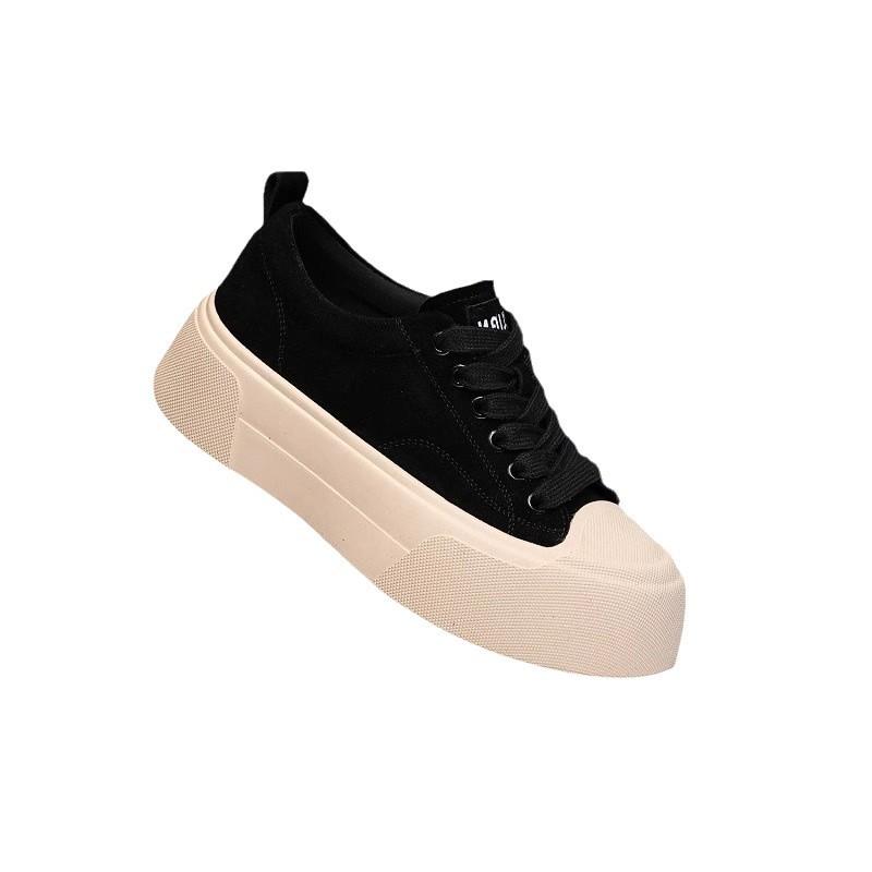 New Retro Versatile Niche Height-increasing Thick-soled Casual Sports Shoes for Women