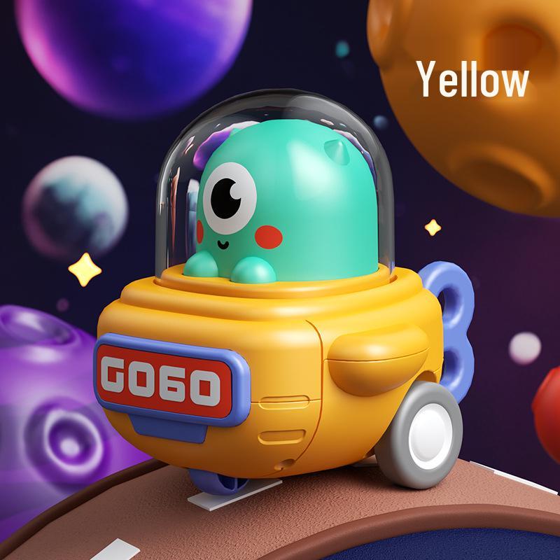 Kids Spacecraft Educational Inertial Toy Car for Boys & Girls