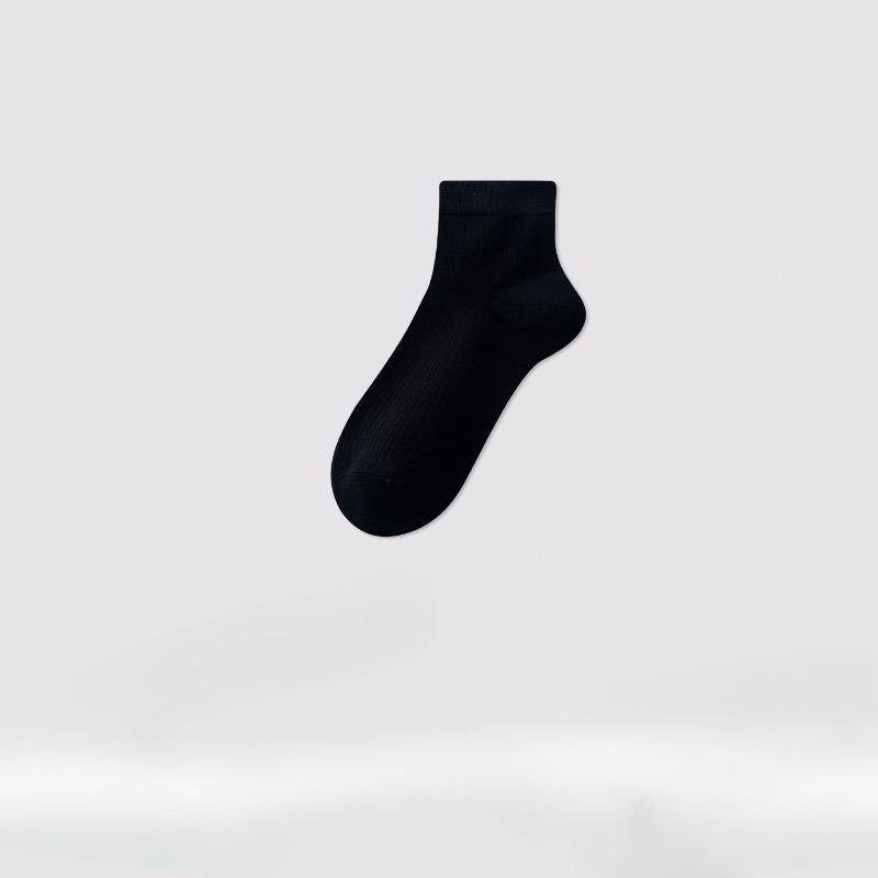 Female Summer Thin Style Cool Feeling Mesh Breathable Pure Color Boneless Antibacterial Deodorant Socks