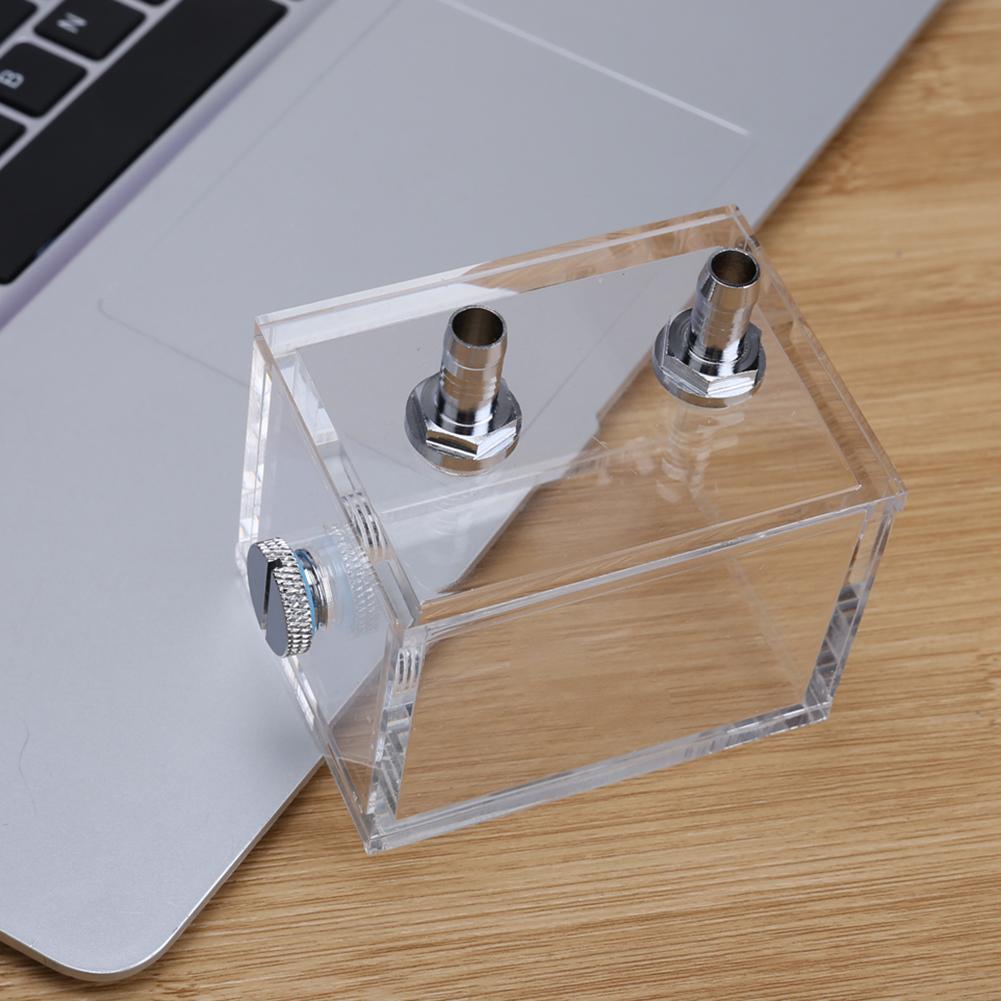 

Water Tank for PC Water Cooling System with 2pcs Tube Connecters 1pc Block Australia