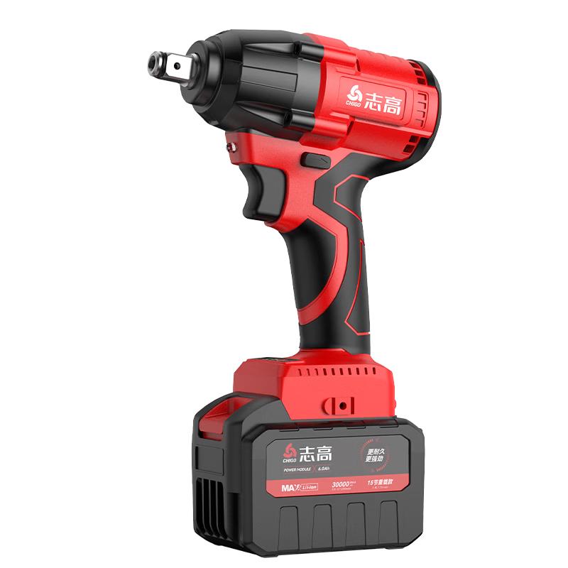 Zhigo High-Torque Brushless Lithium Electric Impact Wrench CN Plug (adapter Included)