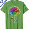 LGBTQ Rainbow Sunflower Be Kind Gay Love Pride Flower TShirt Women Clothes Oversized Harajuku Tees Oneck Color Print Tees
