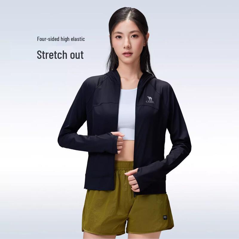 

CAMEL Unisex UPF300+ Sun Protection Hooded Jacket M