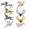 Horse Pin Brooch Exuding Elegance Power Bold Sophisticated Design Retro