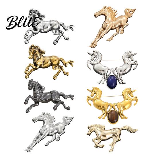 Horse Pin Brooch Exuding Elegance Power Bold Sophisticated Design Retro