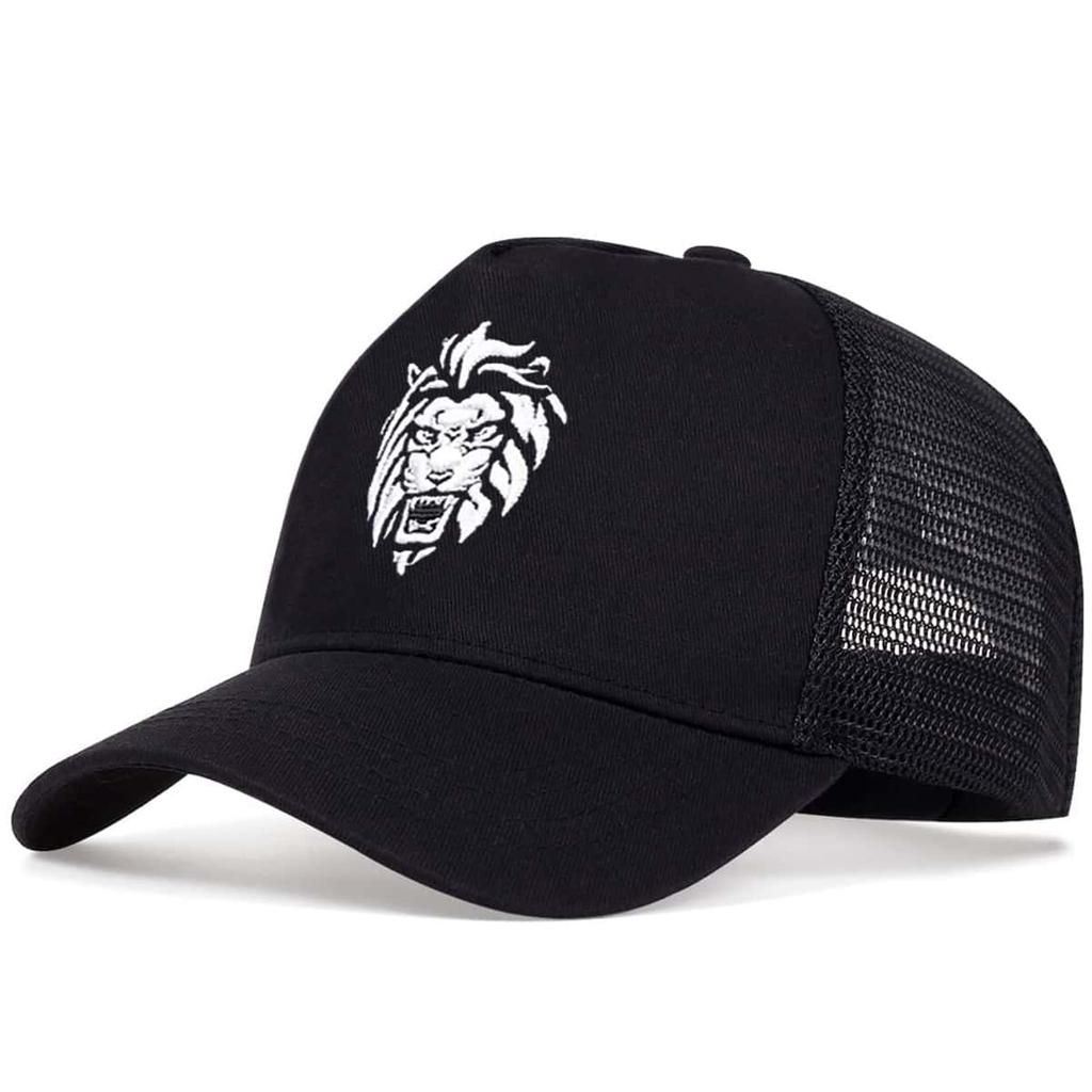 Unisex Lion Head Embroidery Baseball Net Caps Spring and Summer Outdoor Adjustable Casual Hats Sunscreen Hat Sports Cap