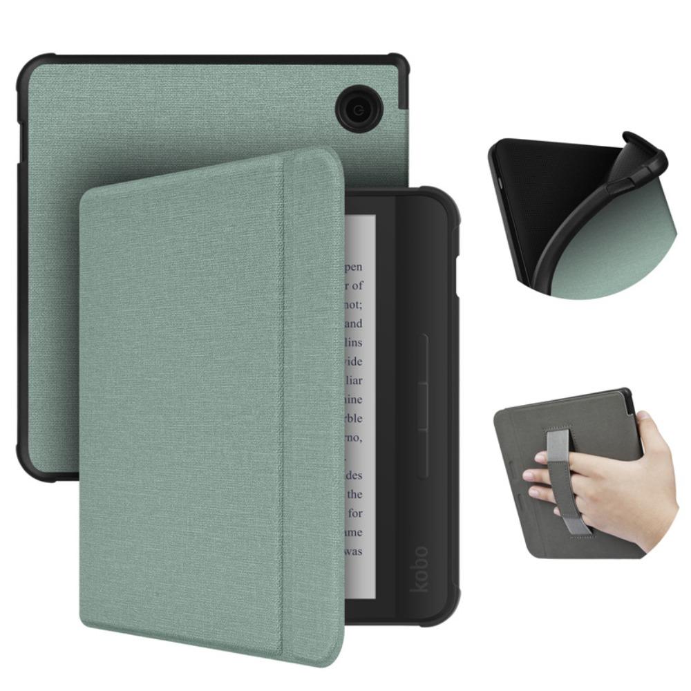 7 inch eReader Case Auto Sleep/Wake TPU Smart Magnetic Case Shockproof Hand Support for Rakuten KOBO Libra Colour 2025