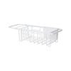 Jitsugyo Drainer Basket Telescopic Drainer Wire Basket Tower White 3492