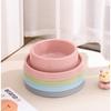 Round Pet Bowl Elevated Pet low Feeder Bowl Bloat Stop Food Bowl  Outdoor