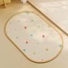 Simple Style Love Dog Bathroom Diatom Mud Water-absorbing Floor Mat Bathroom Door Quick-drying Anti-slip Foot Mat for Elderly Pregnant Women