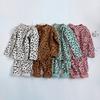Toddler Kids Baby Girls Long Sleeve Tops Leopard Pants Pajamas Sleepwear Outfits