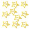 10pieces Solid Color Hair Clip for Hot Girls Alloy Star Shape Hair Barrettes Ponytail Bangs Hair Clip for Teens Girls