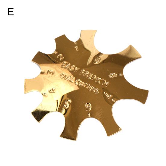 Nail Cutter Plate French Manicure Rust-Proof Stainless Steel Nail Art Manicure Edge Trimmer for Female