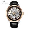 PAGANI DESIGN Marke Mode Sport Lederuhren Herren Luxus Automatisch Mechanisch Skelett Wasserdichte Uhren Relogio Masculino