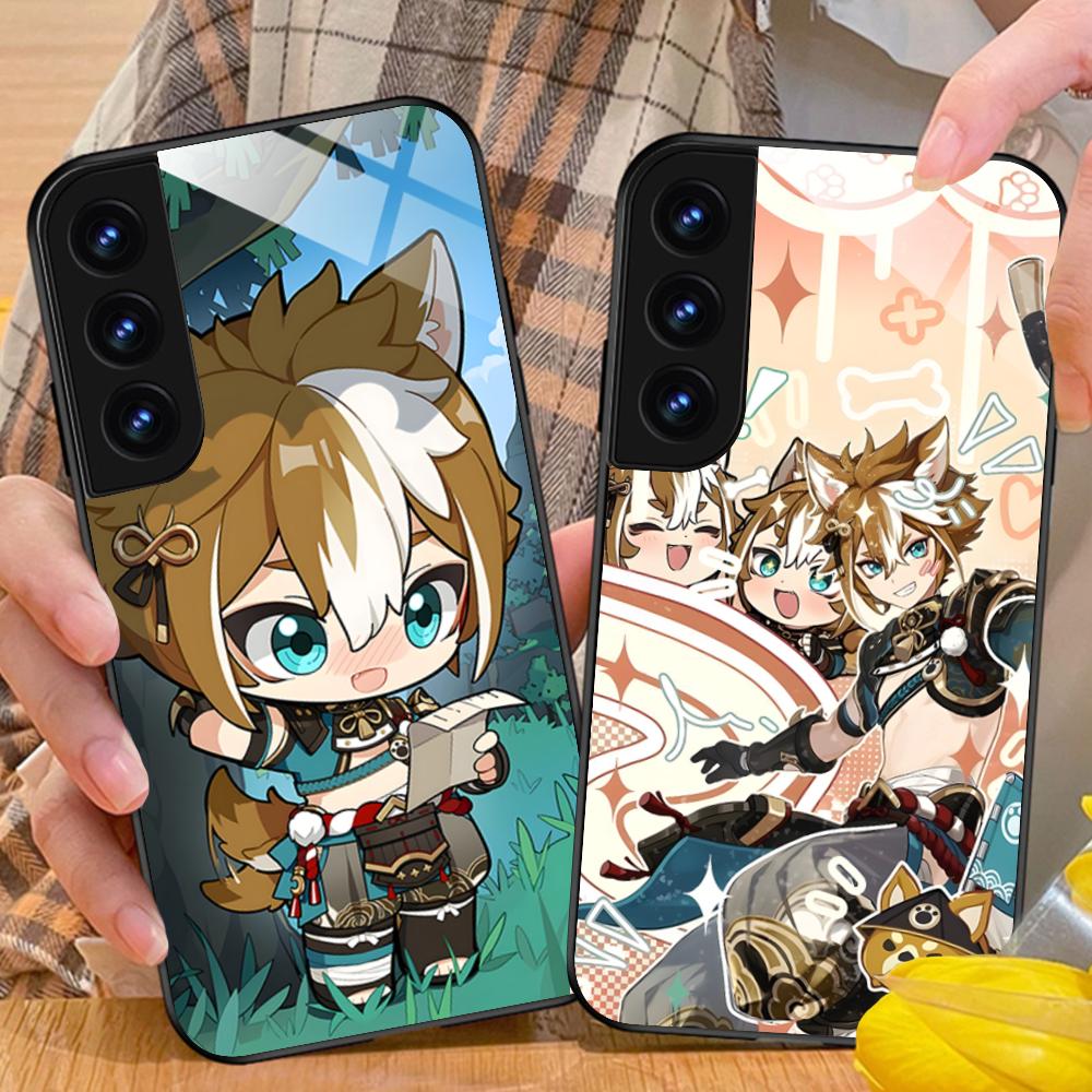 Game GI Gorou Mobile Phone Case for Samsung Galaxy A56 55 54 53 52 51 36 35 34 23 16 15 5G Glass Colorful Cover Smartphone Cover
