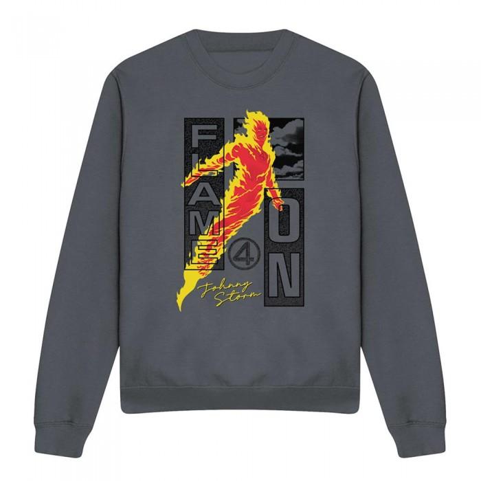 Fantastic Four Unisex Adult Flame On Johnny Storm Sweatshirt