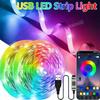 5V LED Strip Light Bluetooth Control SMD5050 5V RGB Flexible LED Strip Light For TV Desktop Backlight Diode Decor Room Lighting