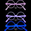 Neon Glow Glasses UV Black Light Absorption Luminous Party Glasses 5 Colors Glow In The Dark Birthday Wedding Decorations Party Supplies