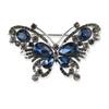 Fashion Crystal Butterfly Brooch Creative Hundred Matching Insect Pin Suit Sober and Fashionable Clothing Accessories Brooch Jewelry