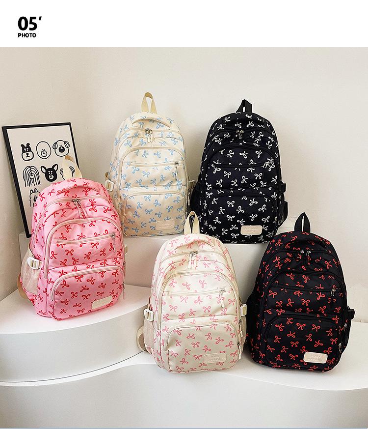 2025 Trendy Women's Three-Piece Backpack Set: Large Capacity, Fashionable College & Travel Bag