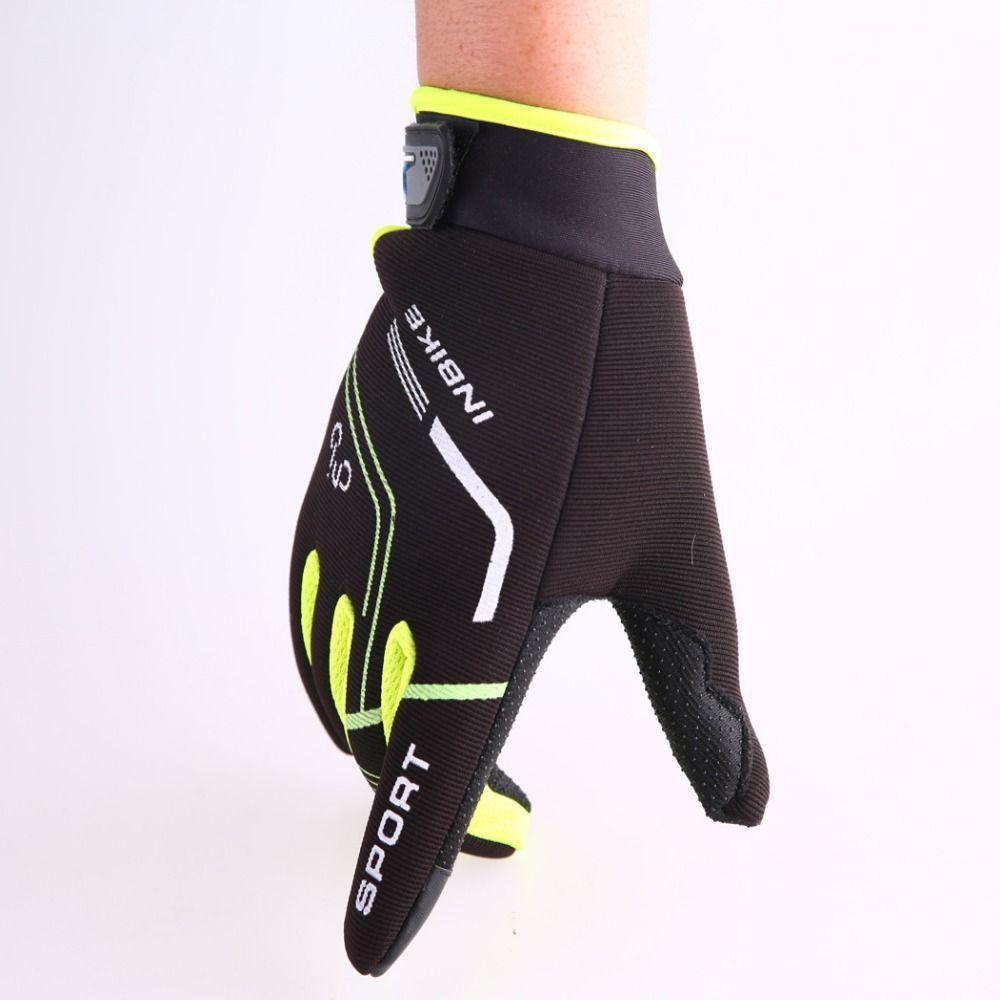 Breathable Cycling Gloves One Size Fits All Full Finger Road Riding Gloves  Women