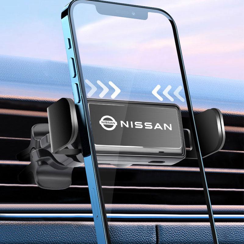 lfcsw2 Car Phone Holder Air Outlet Mount Stand For Nissan 350z 370z altima Armada Frontier Kicks Leaf nismo pulsar Qashqai Accessories