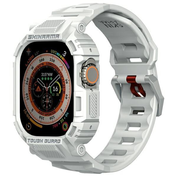 Skinarma Pasek+Etui Mecha 2In1 Apple     Watch 49Mm Jasno Szary/Light Grey