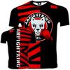 Muay Thai 3D Printed Sports T-shirt Men's Outdoor Fitness Training Suit Summer Casual Fashion Short Sleeved O-neck Clothing