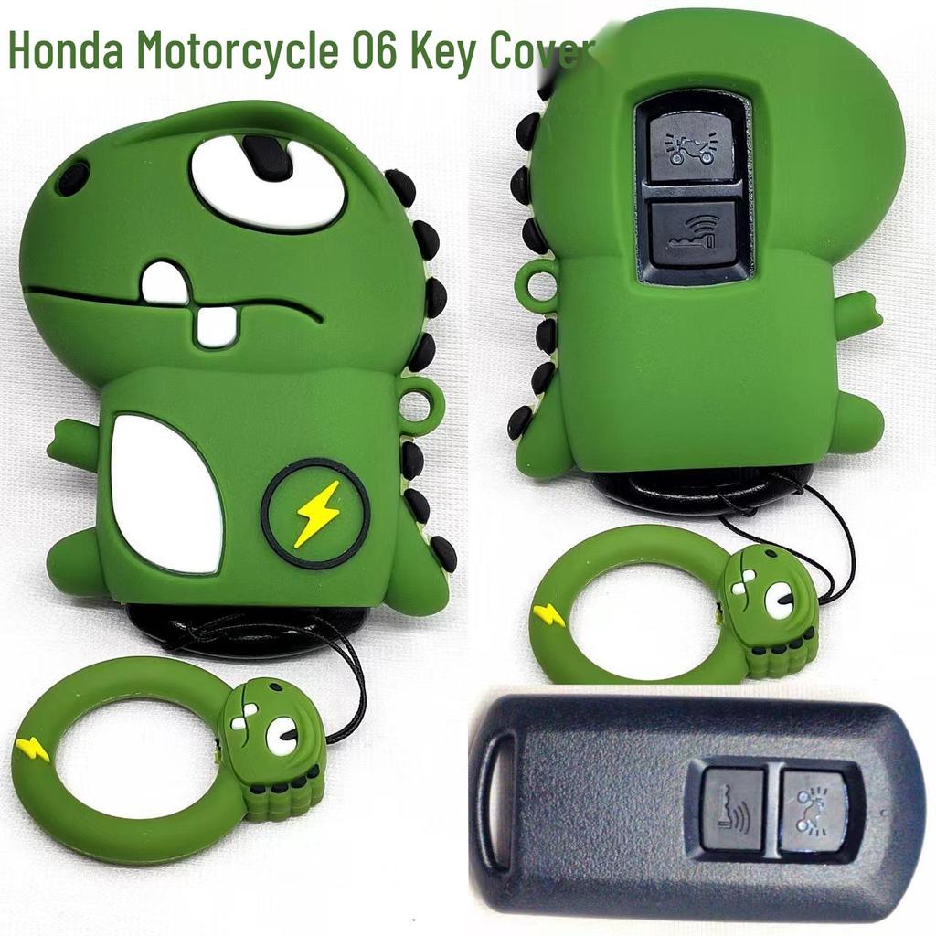 Cat Paw Cartoon Key Cover for Yamaha & Honda Motorcycles