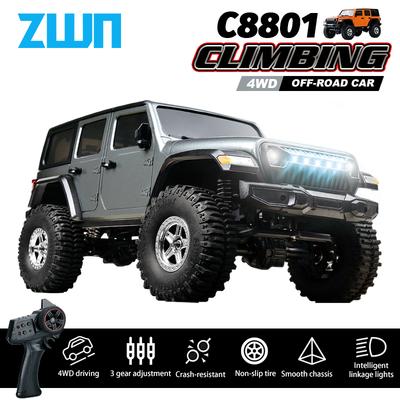C8801 C8809 1/18 RC Auto 2,4G Fernsteuerung Crawler 4WD Elektrischer Kletter-LED Geländemodellautos Spielzeug für Kinder