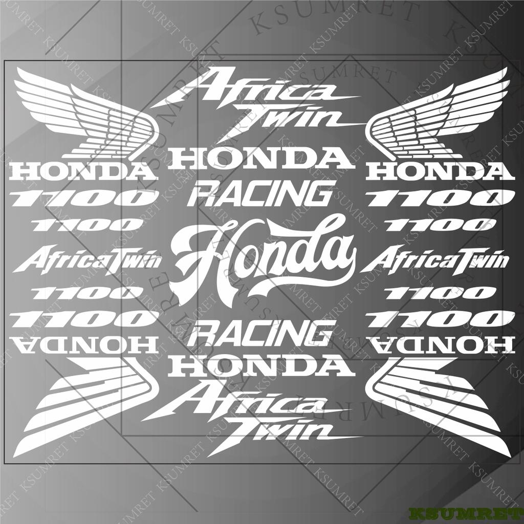 Honda african twin 1100 accessories Motorcycle Sticker Helmet Wings Logo adventure sport sticker exhaust Waterproof OC3 yzpf8