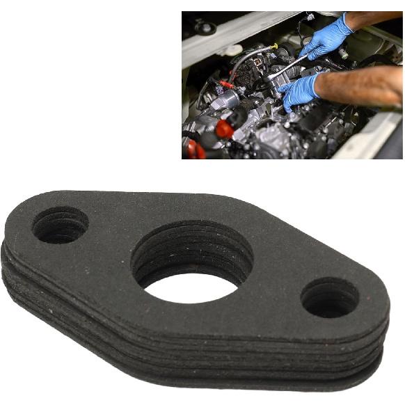 Tyenaza 10Pcs Turbo Gasket, Turbo Oil Drain Return Gasket Excellent Sealing Paper High Toughness Oil Drain Gaskets for T3 T4 Turbocharger