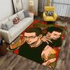 "Bold Illustrated Characters Design" suitable as a non-slip mat for the living room or bedroom sofa