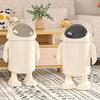 2025 High-Fashion Living Room Trash Can Home Paper Bin Cute Cartoon Astronaut Bathroom Storage Bin