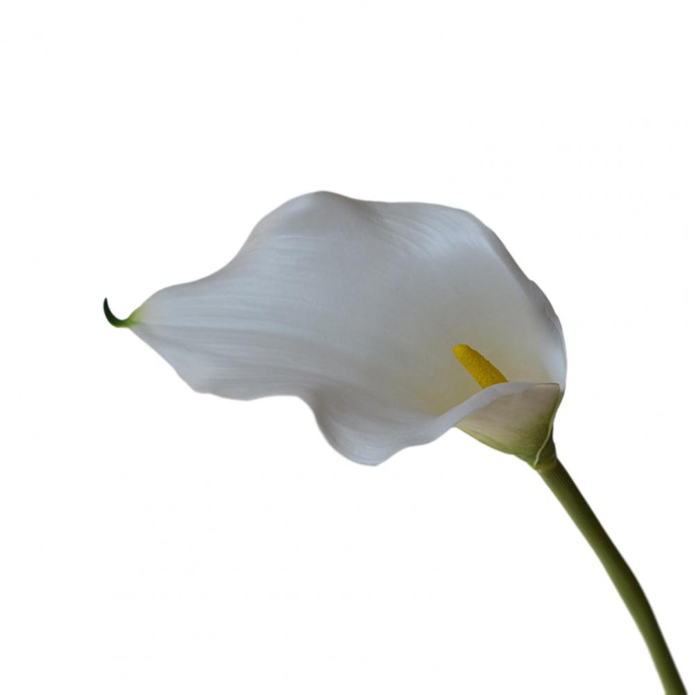 Artificial Calla Lily Flowers Long Stem Fake Flower Bouquet Real Touch Faux Latex Flower for Home Wedding Party Event Decor