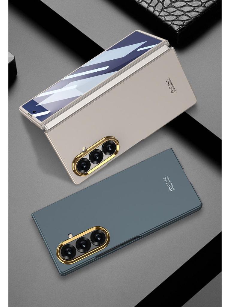 Samsung Z Fold7 Women's Frosted Skin-Feel Cross-Border Phone Case