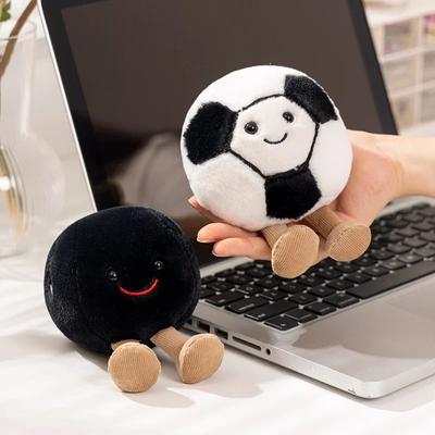 New Basketball Football Tennis Baseball Billiard Plush Toy Soft Plush Ball Pillow Car Decoration Player Graduation Birthday Gift