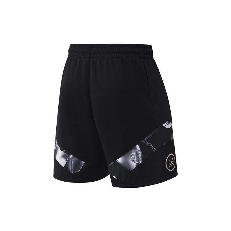 Li-Ning x Glare Way Of Wade Basketball Shorts 'Black' Men's AAPS053-1