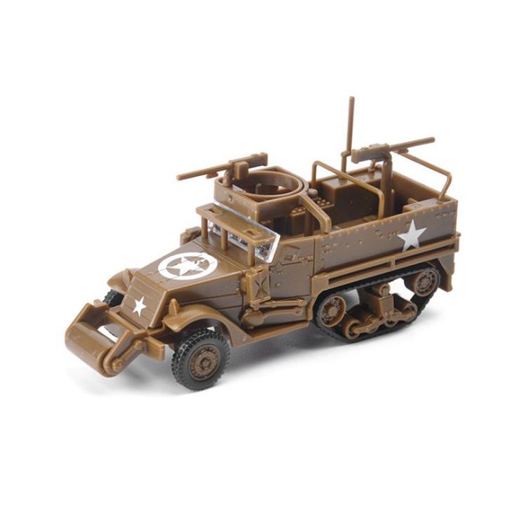 1/72 Niemiecki Półgąsienicowy Sd.kfz.251 z II Wojny Światowej Model Wojskowy do Montażu Czołg Ciężarówka Samochód Działowy Puzzle 4D Model Plastikowy Zabawki