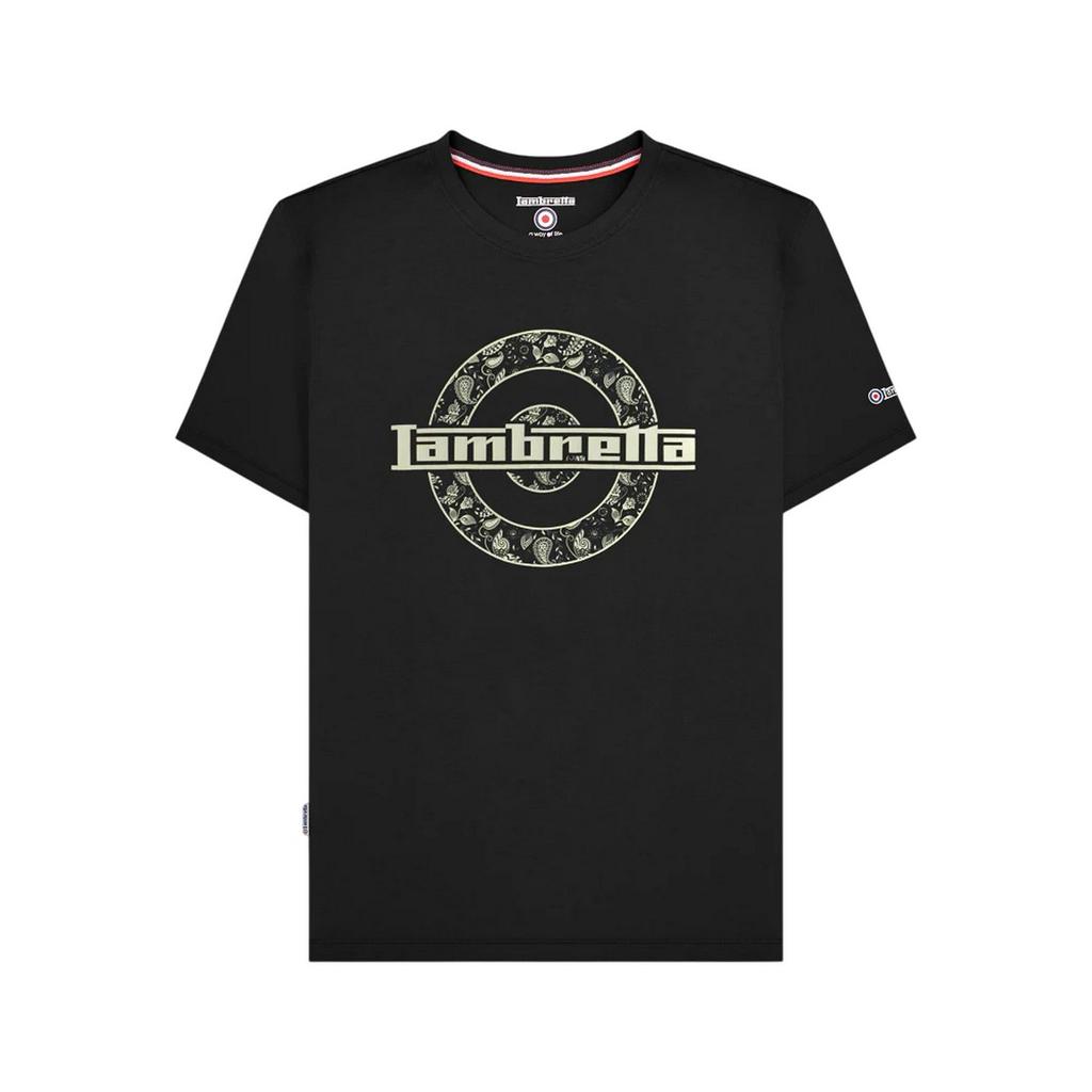 Lambretta Mens Paisley Target T-Shirt