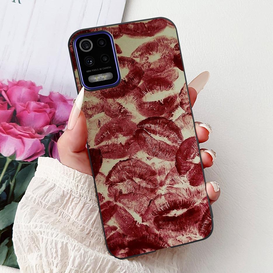 For LG K52 K62 2020 Case LM-K520 LM-K525 Stylish Love Heart Painted Cover Soft TPU Phone Case For LG K62 K 52 LGK52 LGK62 Fundas