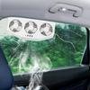 Solar Powered Solar Powered Car Ventilator Continuous Operation Auto Air Vent  Daily Use