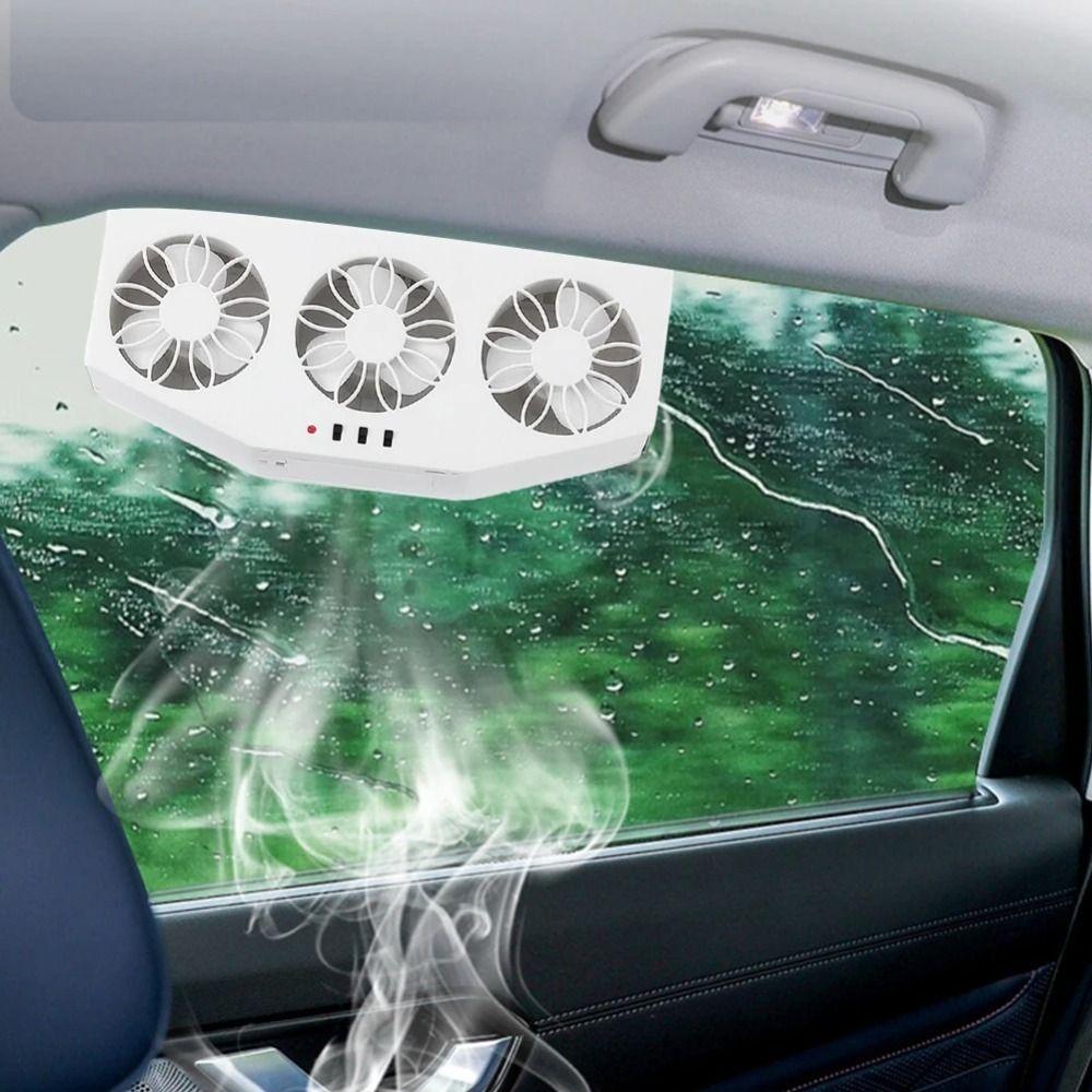 Solar Powered Solar Powered Car Ventilator Continuous Operation Auto Air Vent  Daily Use