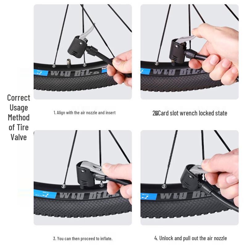 Portable Bicycle & Multi-Purpose Air Pump