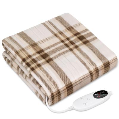 Electric Blanket, Double Size, 160x120cm, 72W, Energy-Saving, with AI Overheat Protection, Quick Heating, Energy-Saving, Washable, Keeps Head Cool, Ke