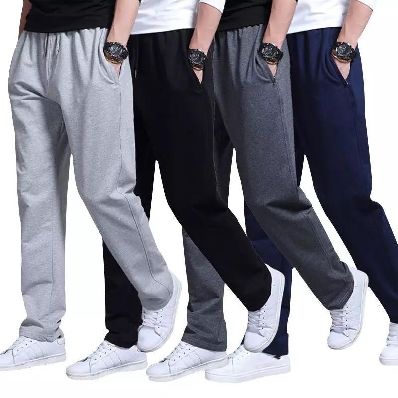 Men's Spring Oversized Loose Casual Pants Student Autumn Simple Straight Leg Sports Pants