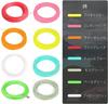 Maxcatch WF Fly Line 100ft Yellow, Orange, Teal Blue, Moss