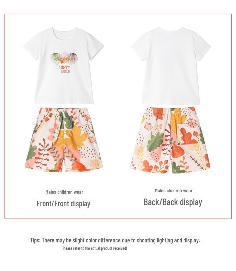 2025 Summer Family Matching Outfits: Parent-Child Medium-Length Casual Dress for 3-4 Member Families