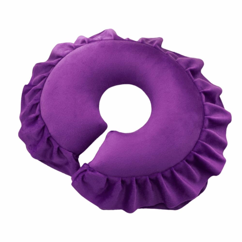 

Hole Design Face Pillow Comfortable Face Down Pillow Relax Pillow Massage Cushion Beauty Salon фіолетовий